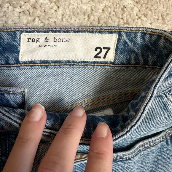 Women's rag & bone Alex High-Rise Straight Jeans in Lucy Size 27 - Picture 5 of 7